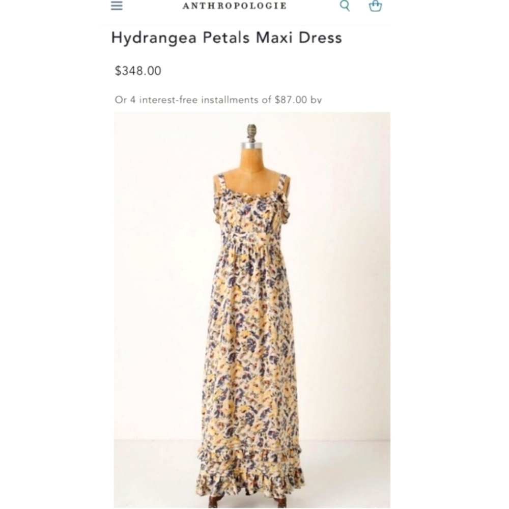 Silk Dress By Moulinette Soeurs Size 14 Perfect Wedding Guest Dress